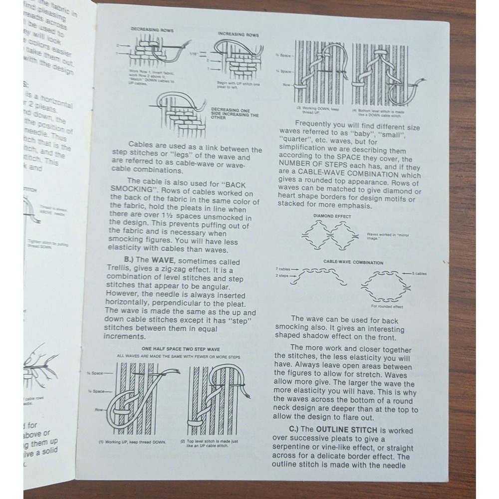 Two English Smocking Pattern Books - Picture 3 of 8